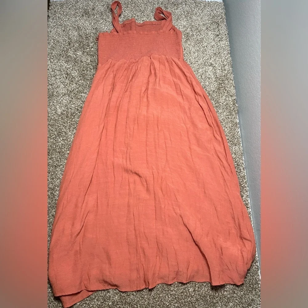 Wishlist Terracotta Button-Front Maxi Dress - Picture 12 of 14